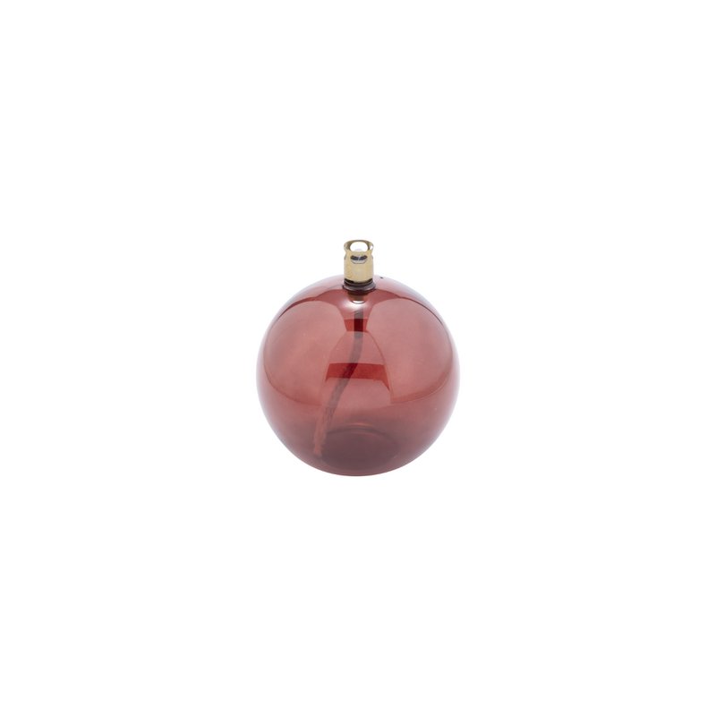 Olielamp Ronde amarant laiton M