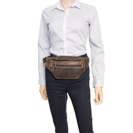 3 Colors Leather Crossbody Fanny Pack - Pouch For Women And Men