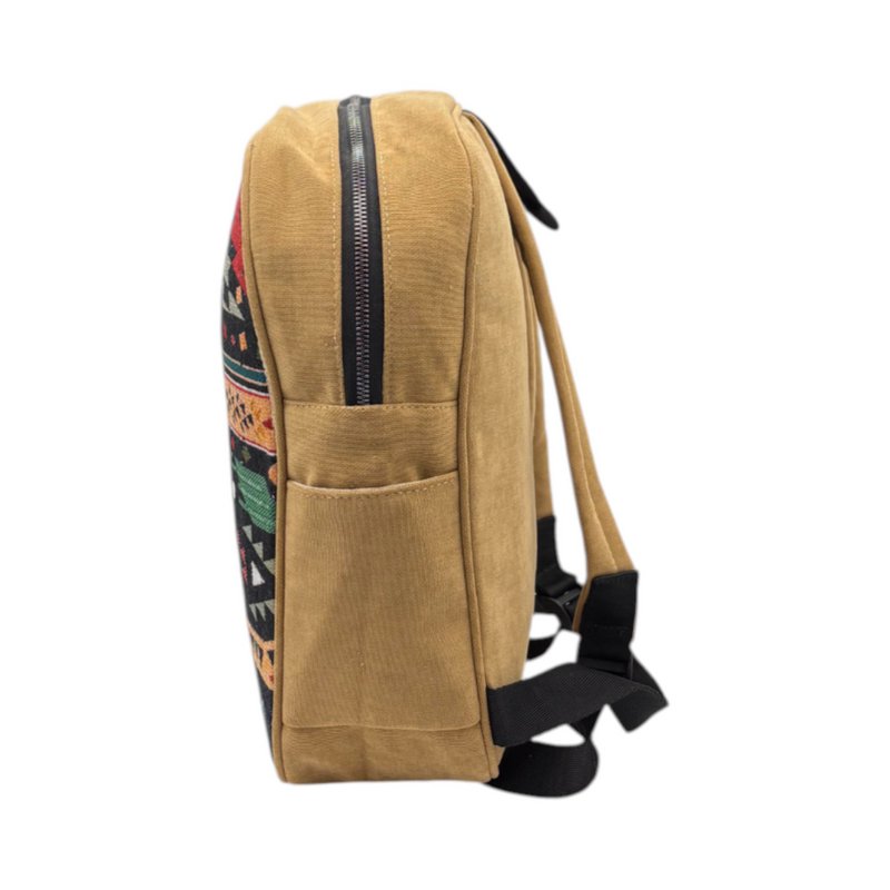 Mochila - Indiana - Hellbraun 35 x 26 x 11,5 cm