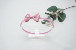 Nylon haarband satijnen strik