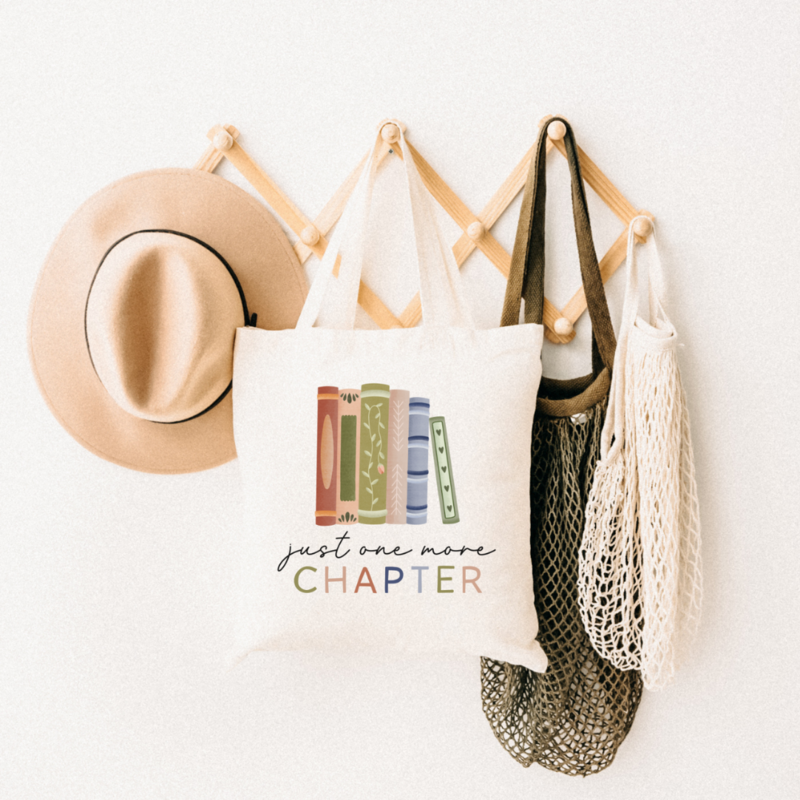 Livres en sac en tissu "One more Chapter" - lecture de sac à provisions