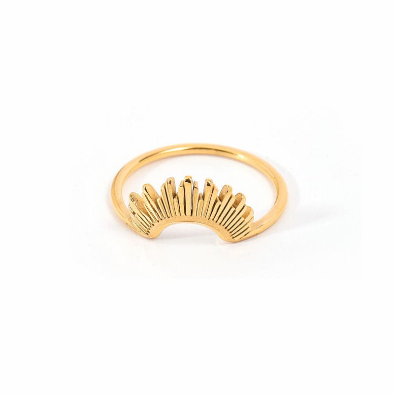 Lucy - Geometrischer Sun Ray Ring