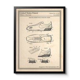 Nike Cortez patent plakat