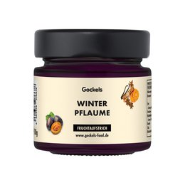 Winter plum fruit spread - fruity with winter spices