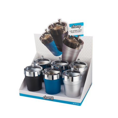 Push-to-eject Autoaschenbecher – CHAMP