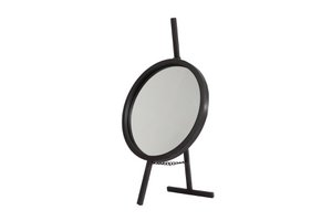 Mirror Lauren black metal 298x533x229cm