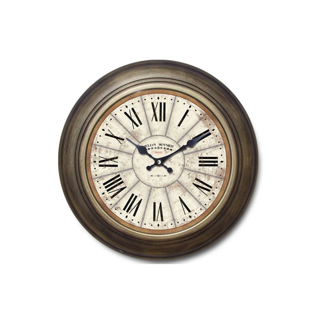Horloge en fer Moynier 32 cm Isabelle Rose