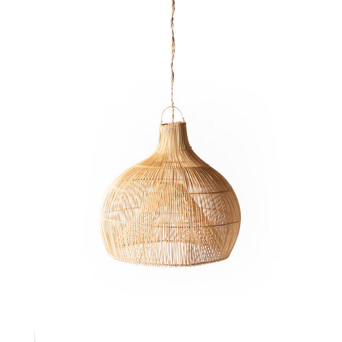 Rosella Natural Race Ratán Race Collach Lamp.
