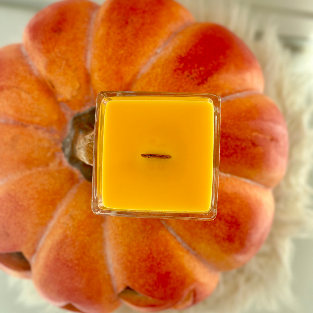 Pumpkin Spice Soy Wax Candle | Cinnamon & Vanilla | Wooden Wick | 250 g