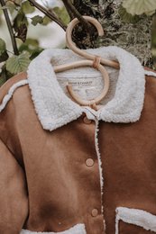 Giacca in pelle di agnello per bambini Annie & Charles®