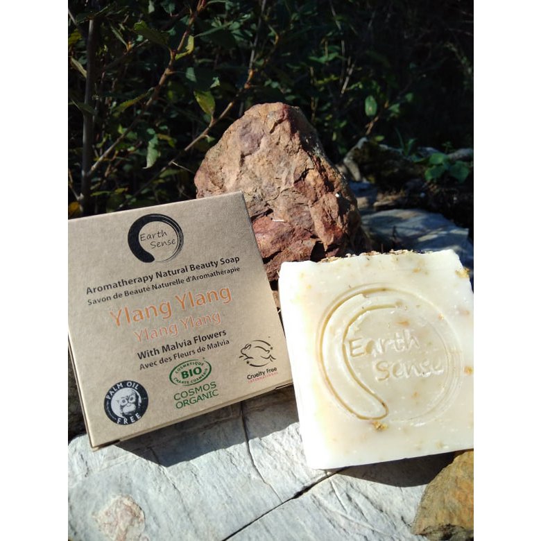 Organic Certified Solid Soap - Jasmine with Chamomile Flowers 90g