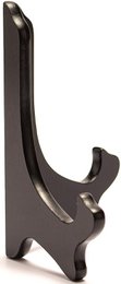 Supporto piatto nero in legno