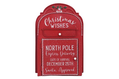 Post box Christmas Wishes 39 cm Isabelle Rose