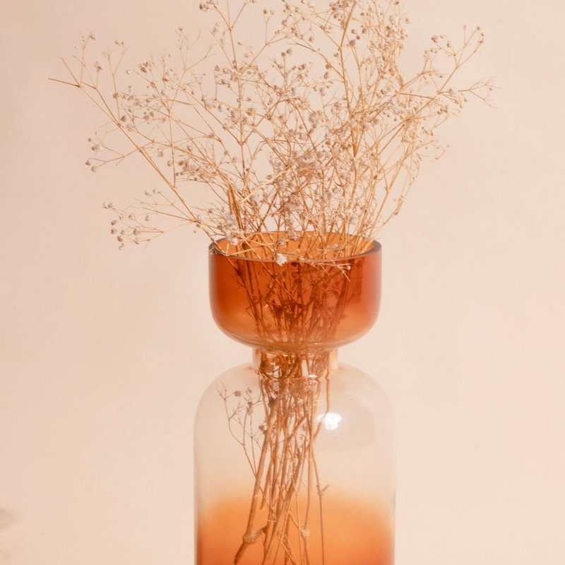 Vase | Handgeblasene, getönte Grande-Size-Farben | Glas
