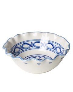 Kom Golven Majolica 16 cm