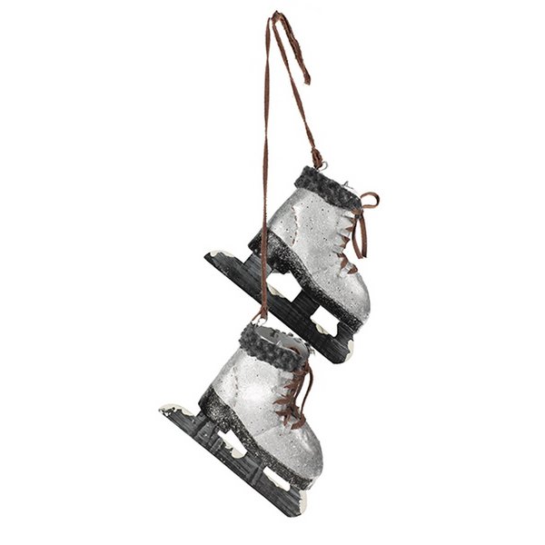 Vedhæng skøjtepar sølv 12 cm PU 4