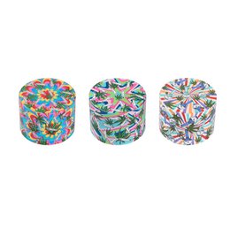 Présentoir 6 pièces moulins à épices - Feuilles Multicolores