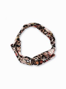 Trendy hairband with iron wire - Black tiger