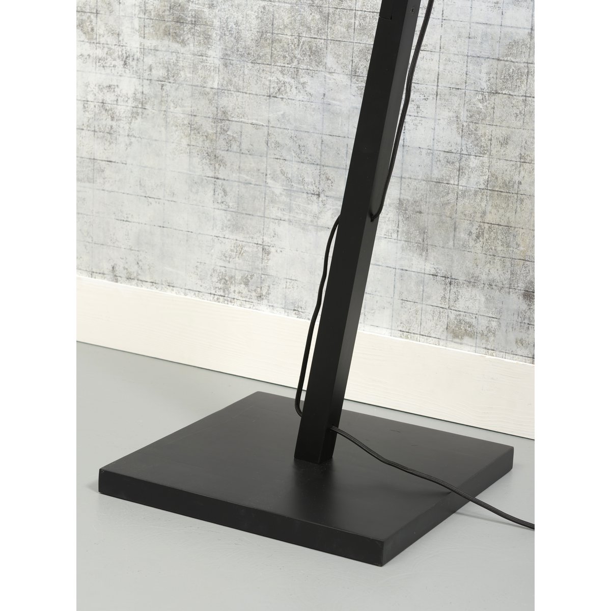 Vloerlamp Andes zw. 4723 l.linnen