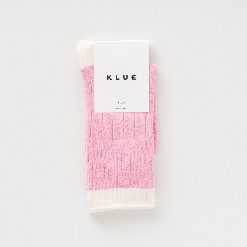 KLUE Merino Wool socks with Bands | Pink