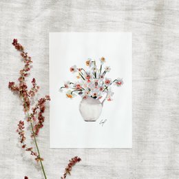 Ansichtkaart - Narcissen