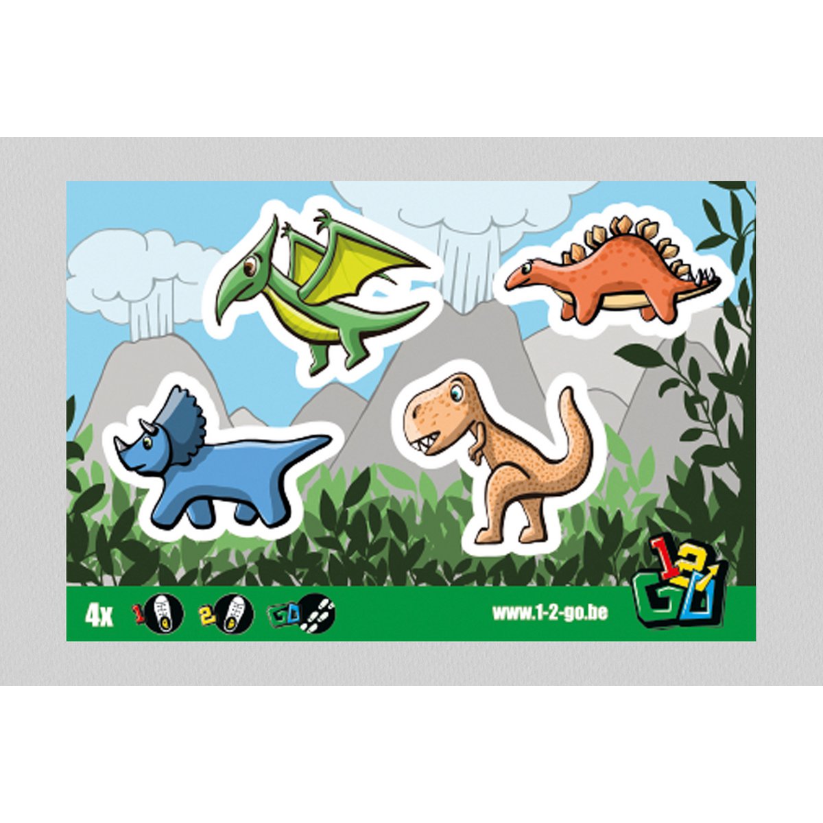 Dinosaurs - Shoe Stickers