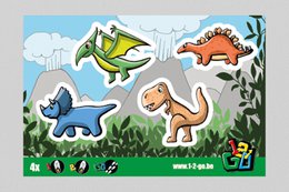 Dinosauri - Adesivi per scarpe