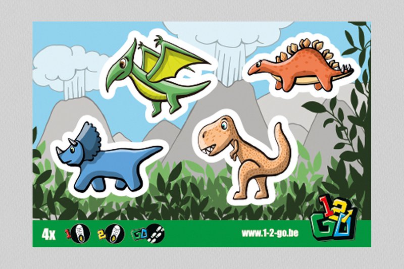 Dinosauri - Adesivi per scarpe