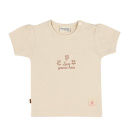 Camiseta El amor crece aquí niños | Rosa puro
