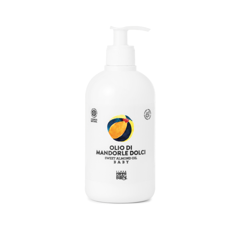 Aceite de Almendras Dulces Nutritivo Bebé Linea Mamma – COSMOS Natural | 500ml | 6/12 piezas