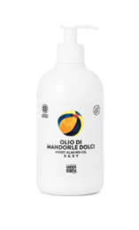 Linea Mamma Baby Nærende Sød Mandelolie – COSMOS Natural | 500ml | 6/12 stk