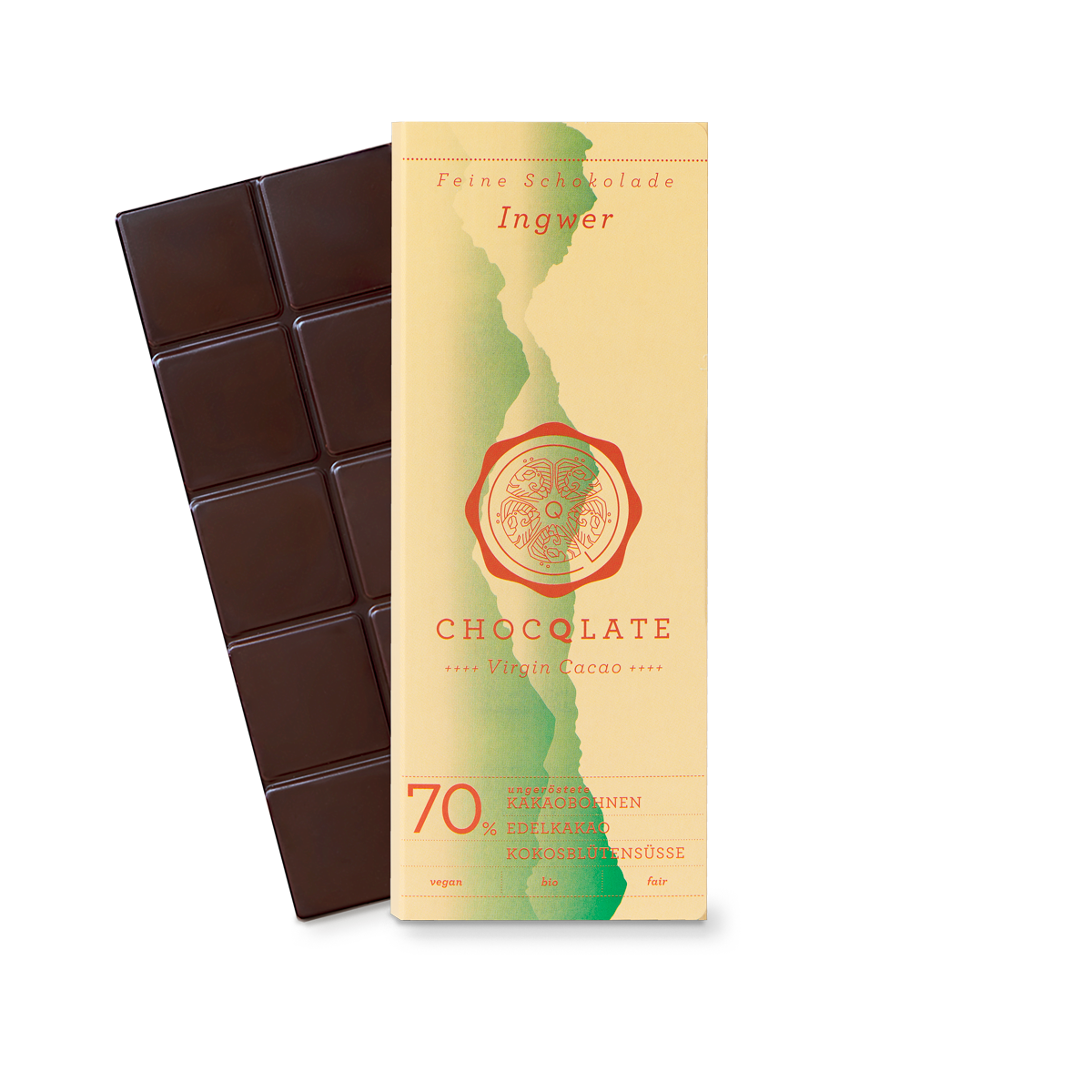 CHOCQLATE organic chocolate GINGER