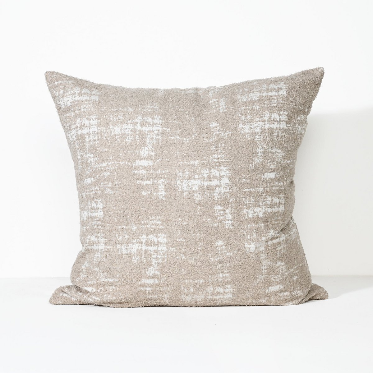 Stormy Oat - Fabric Cushion - 55 X 55