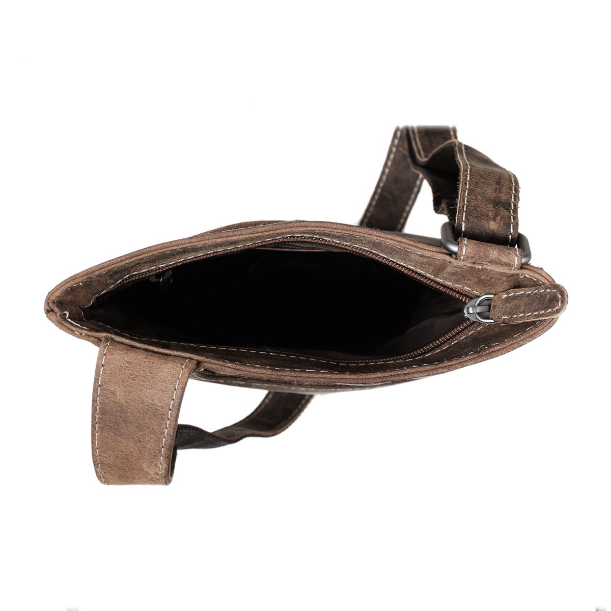 Leder Crossbody Bag - Umhängetasche in 3 verschiedenen Farben Leder
