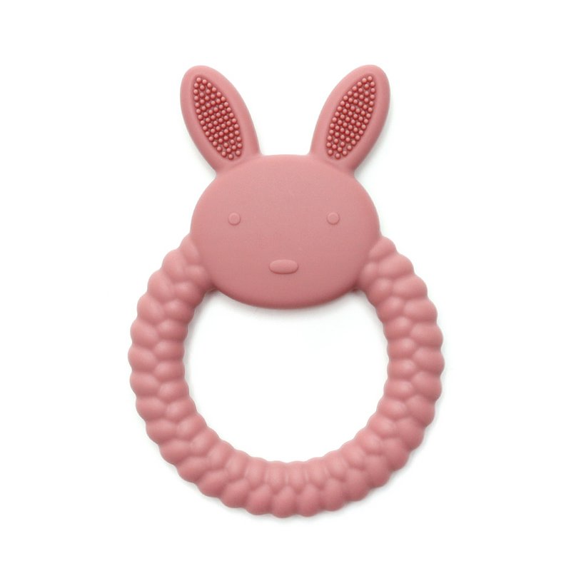 BUNNY | Soft Silicone Teething Toy | ROSE