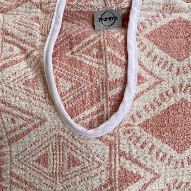 Poncho de plage en gaze de coton