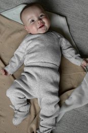 The Baby Bootie Sand | Merinould og kashmir
