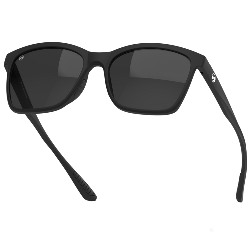 Maui - Matt sort stel | sort linse