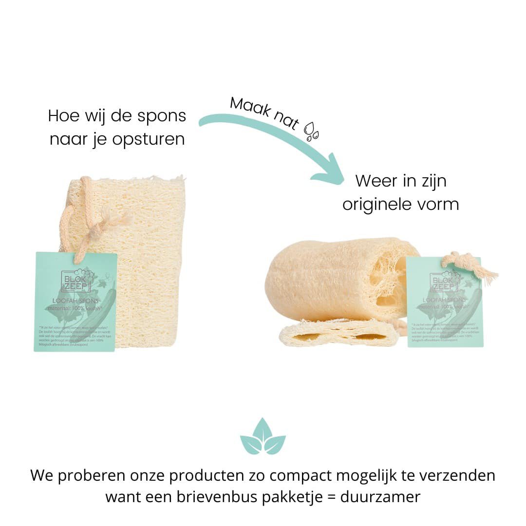Loofah Spons 10cm - 100% natuurlijk