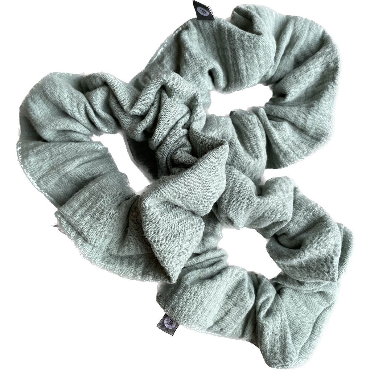 Scrunchies in mussola (set di 3)