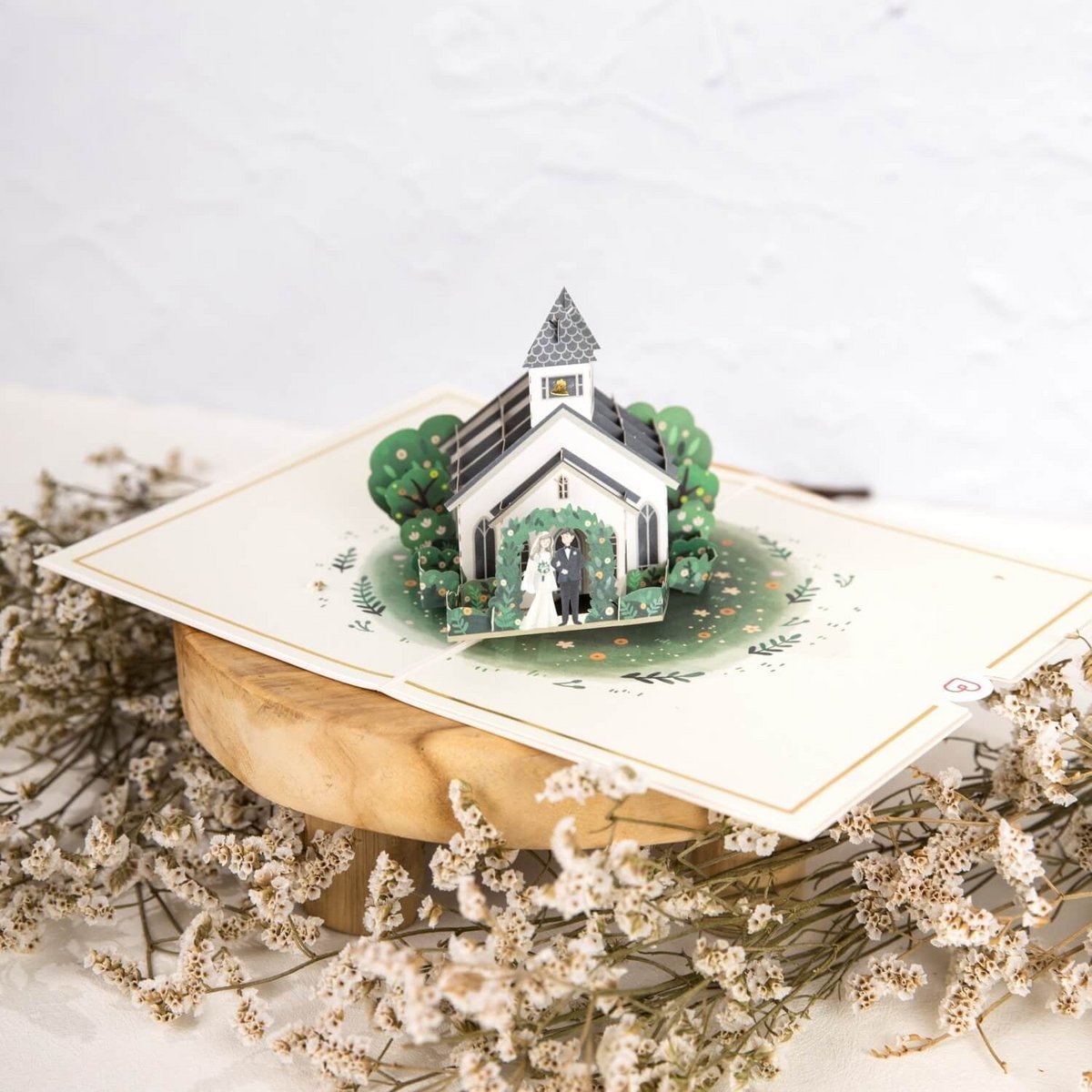 Wedding Chapel Pop Up Card