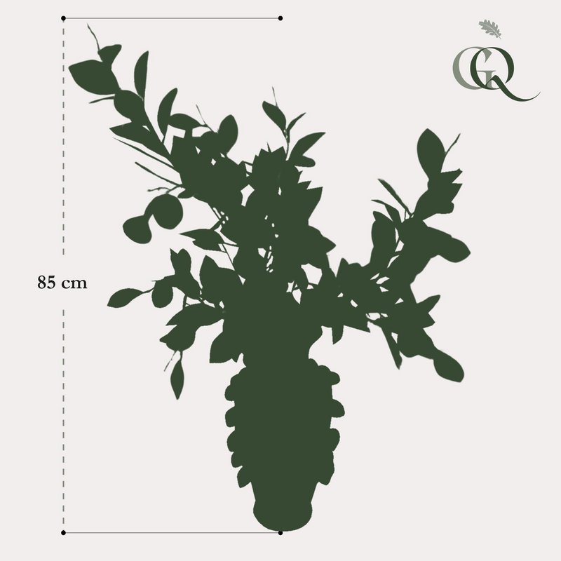 Flores artificiales - Ramo L - Lemon Glow - 80cm