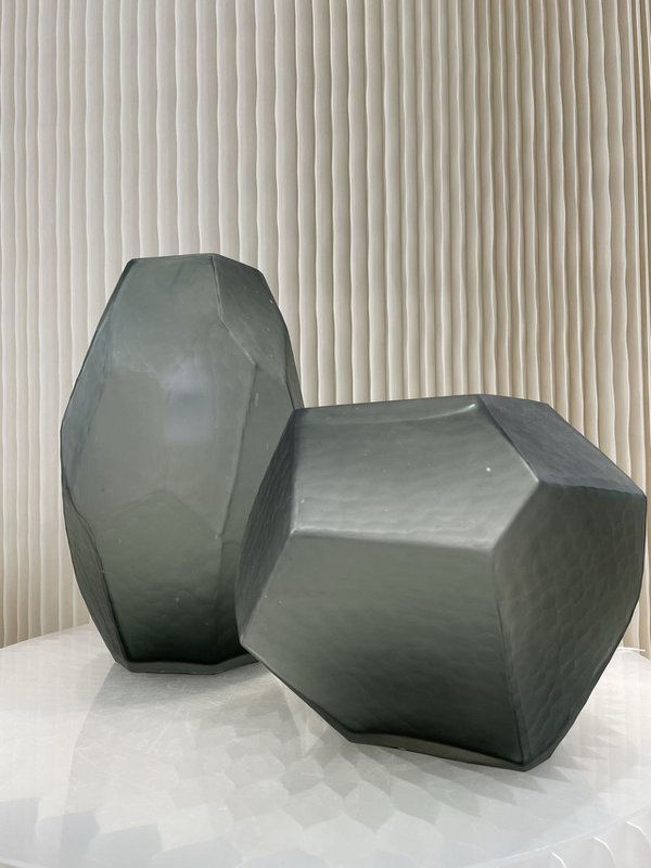 Vase Stone Smoke Large(v14718-330smoke)