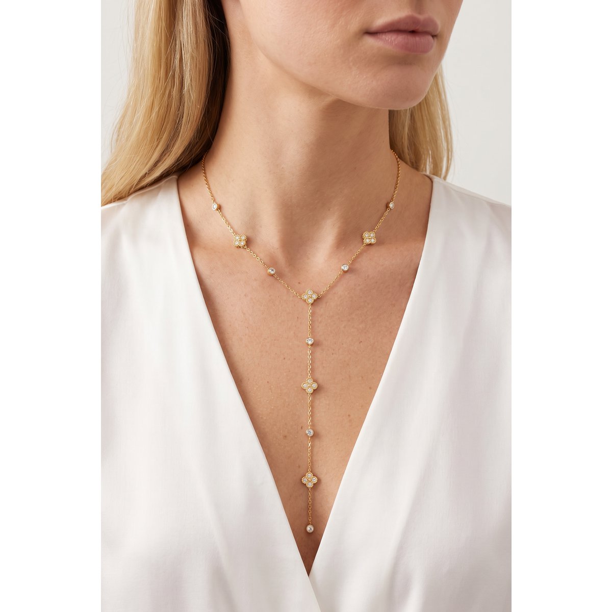 Collier Y en acier inoxydable