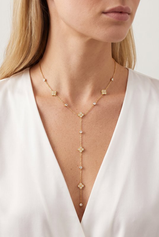 Collier Y en acier inoxydable