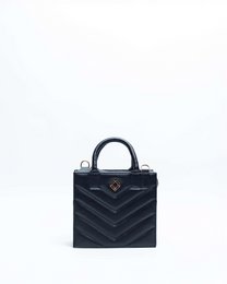 Boxbag Icon Corn Leather Black