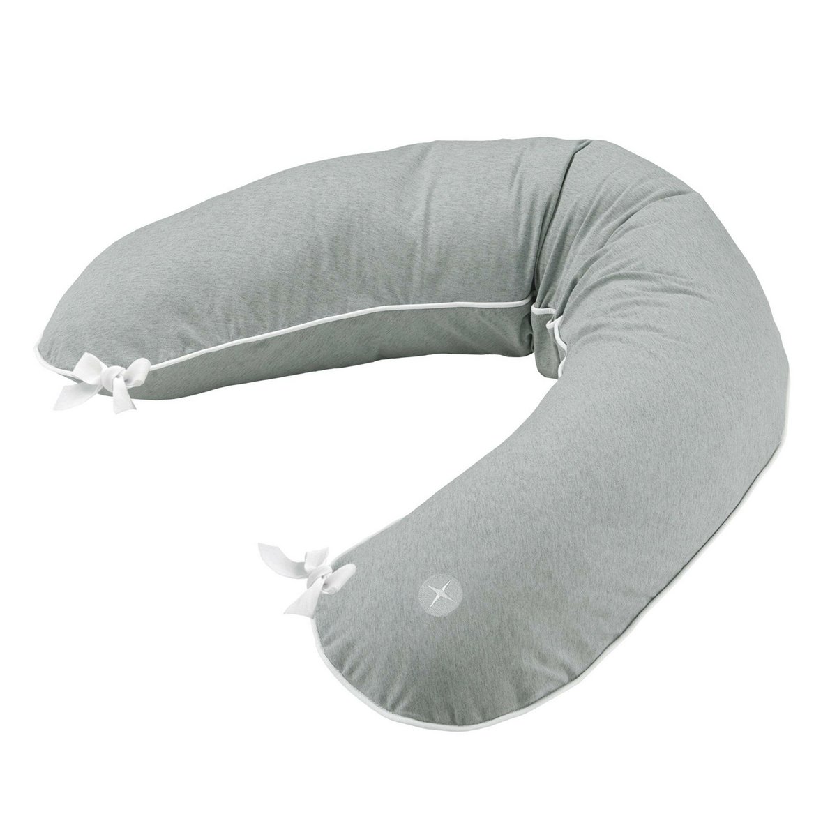 Cuscino per allattamento grigio
