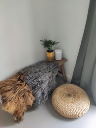 FlinQ Pelle di pecora scandinava - Antracite