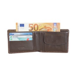 Portafoglio Uomo In Pelle In 4 Colori - Portafoglio Uomo Con Porta Carte Separato - Portafoglio Uomo