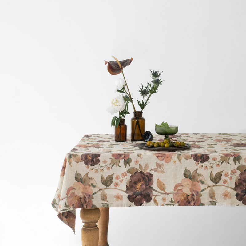 Nappe en Lin Rose Vintage